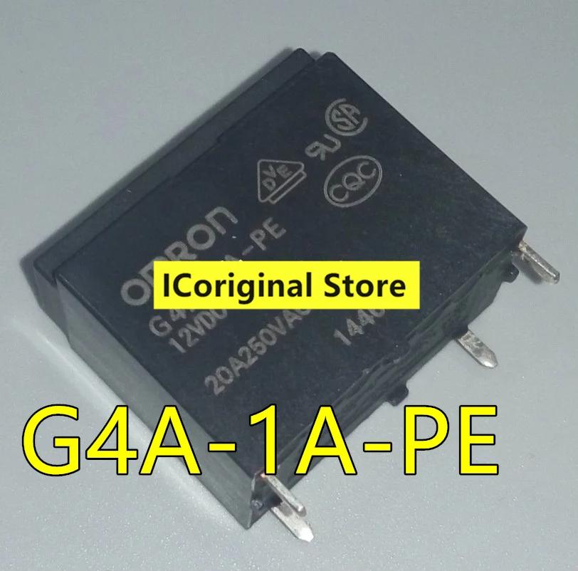 

5PCS Original Chip New original relay G4A-1A-PE 12VDC 12V 4feet 20A Air conditioning water heater чорний