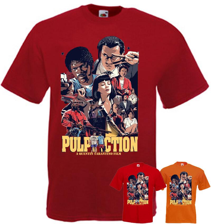 26 Pulp Fiction V35 T-shirt Quentin Tarantino Red Orange Brick All Sizes S-5XL Unisex T-Shirt