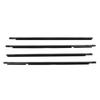 For Toyota Corolla 2008-2013 Window Weatherstrip 4Pcs Front Rear Rubber Trim Seal Belt Sealing Strips 7573012300 7571002210
