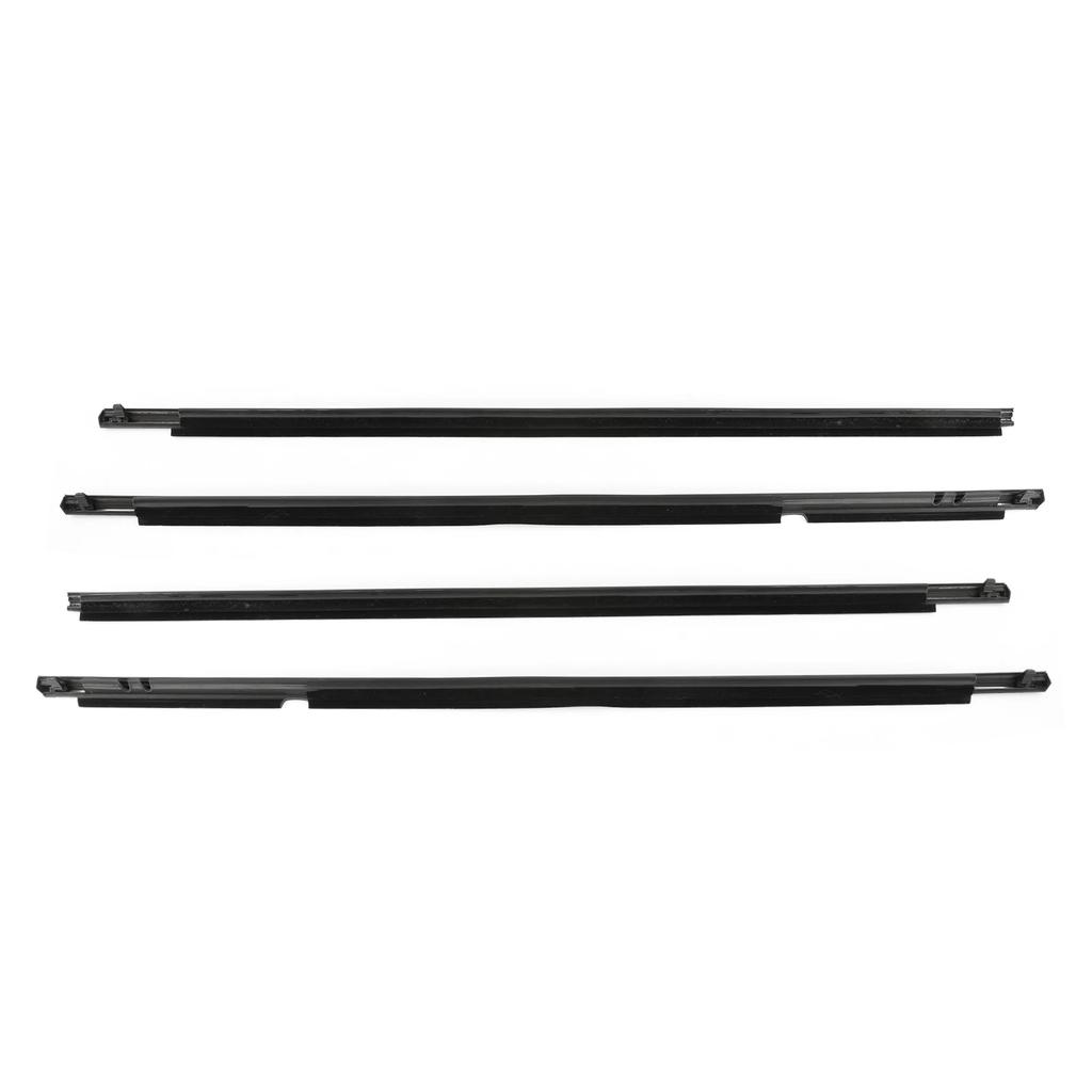 For Toyota Corolla 2008-2013 Window Weatherstrip 4Pcs Front Rear Rubber Trim Seal Belt Sealing Strips 7573012300 7571002210