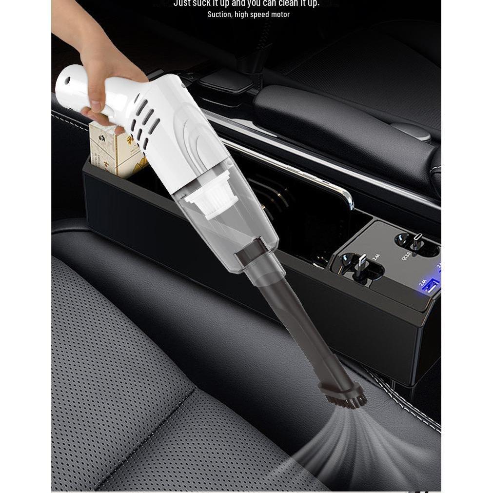 Odkurzacz ręczny o dużej mocy z ładowaniem bezprzewodowym: Wielofunkcyjny do domu i samochodu