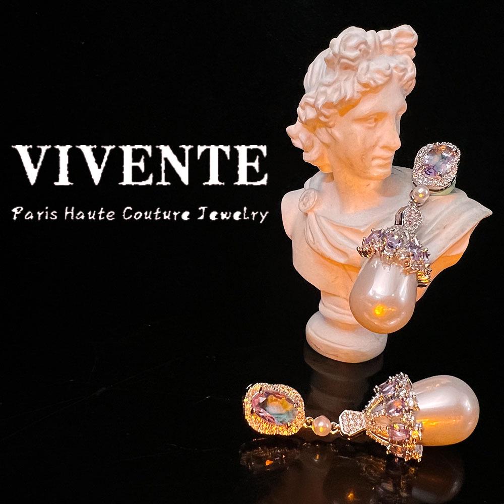 Luxurious 5A Zircon Pearl Teardrop Earrings: Elegant & Exquisite Niche Design