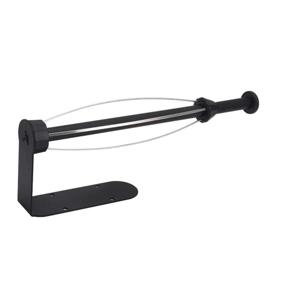 

Stainless Steel Paper Towel Holder Punch-Free Roll Paper Dispenser Napkin Storage Rack Kitchen чёрный