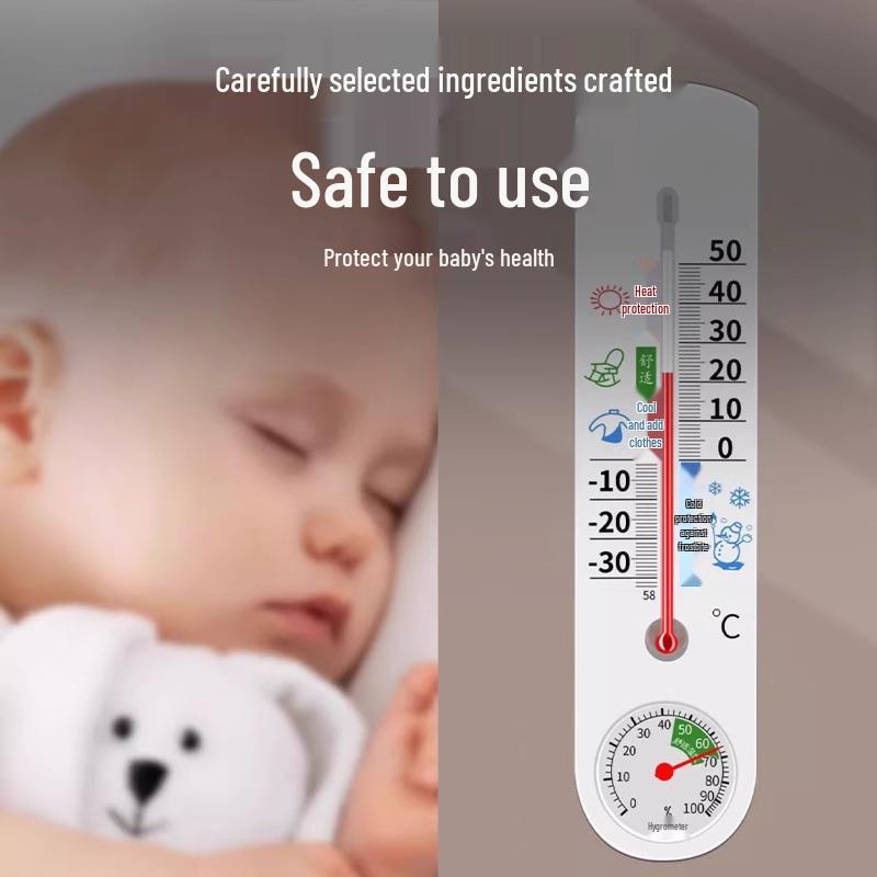 Baolian Indoor Thermometer & Hygrometer for Home & Refrigerator