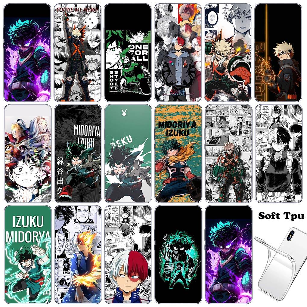Midoriya Izuku My Hero Academia Phone Cover for Motorola Moto G13 G14 G53 G54 G62 G72 G82 G84 E13 E20 G42 G32 G23 G22 Soft Case