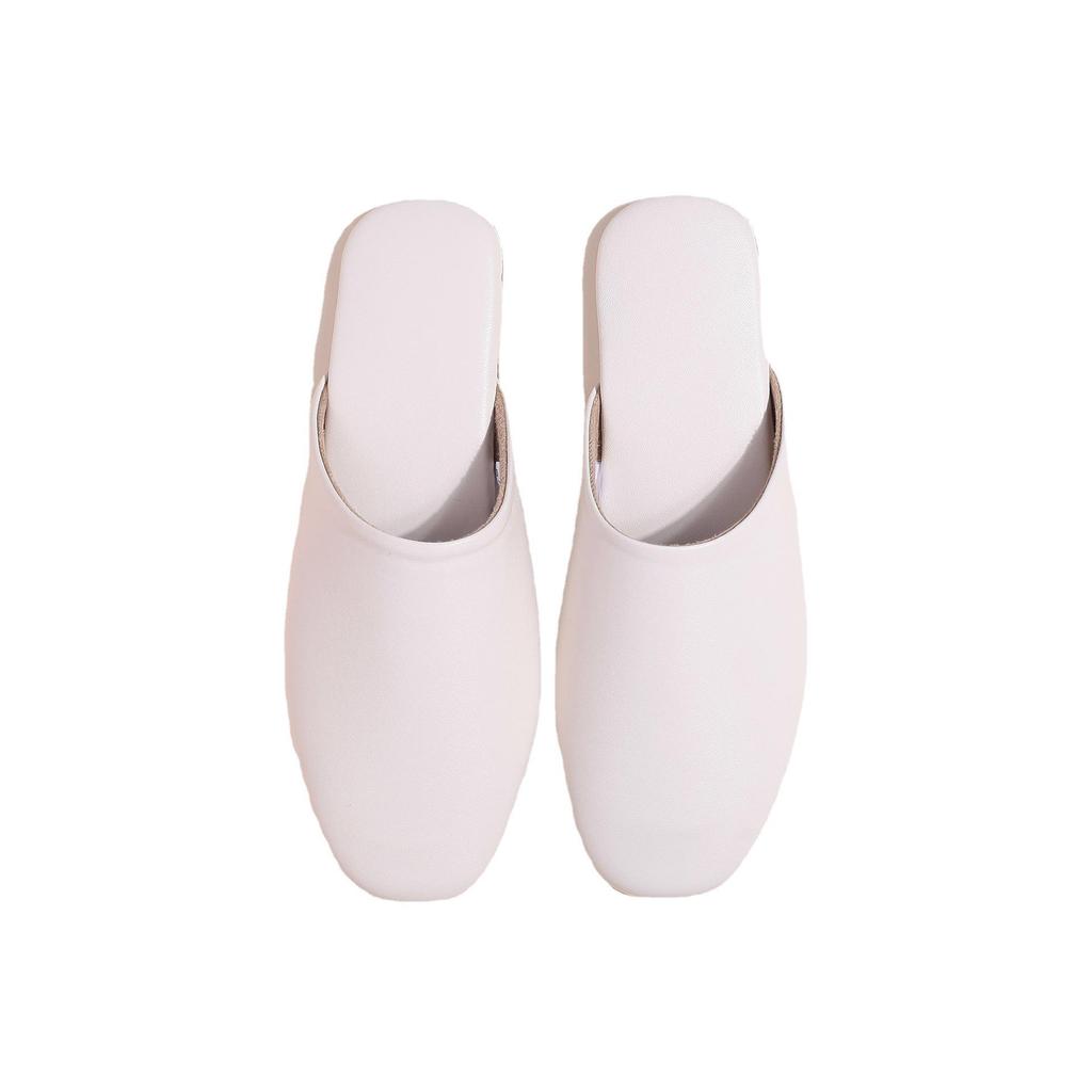 Men's and Women's Lambskin Indoor Slippers - Breathable Leather for Home