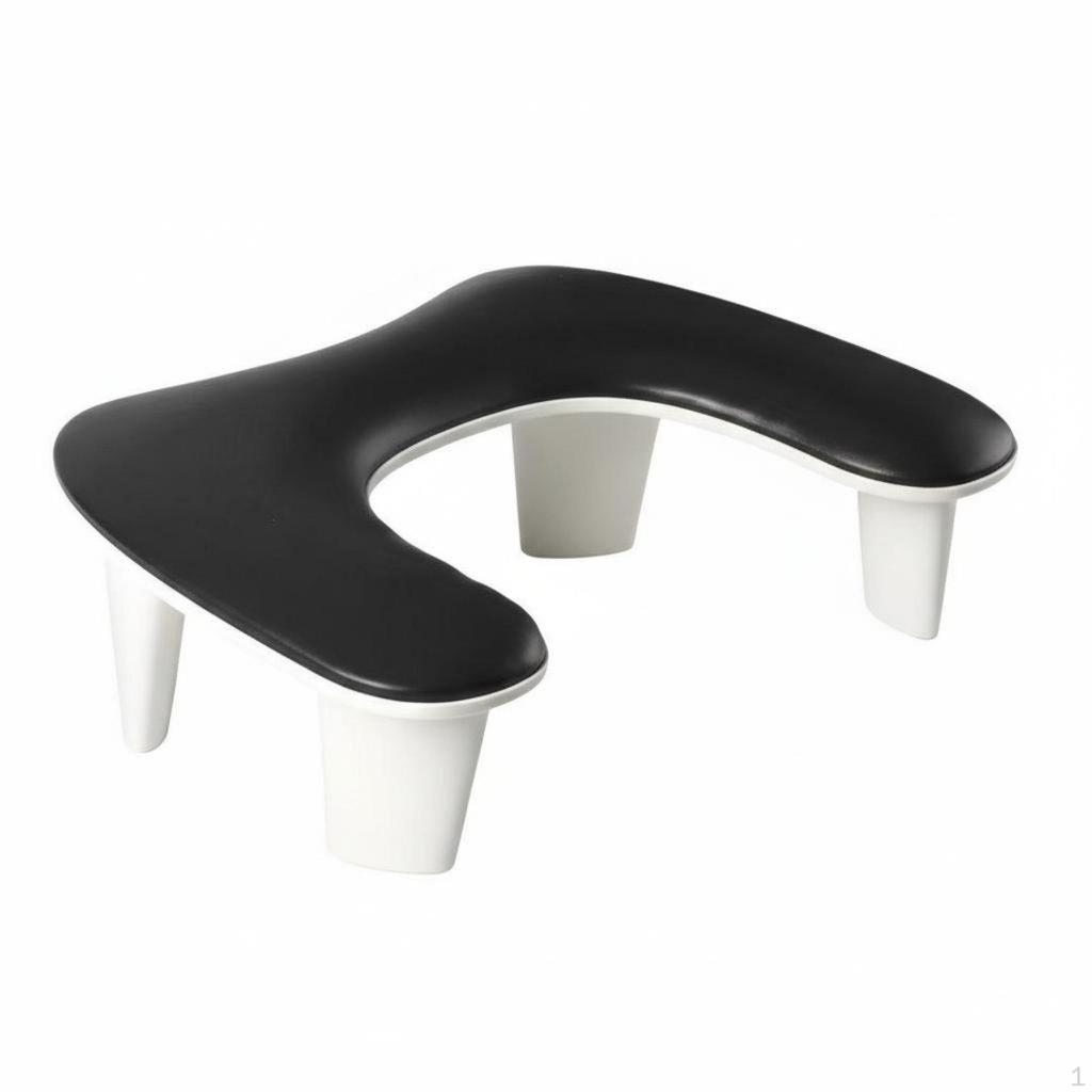 Nail Art Hand Pillow PU Leather Surface Manicure Detachable Two Handed Cushion for