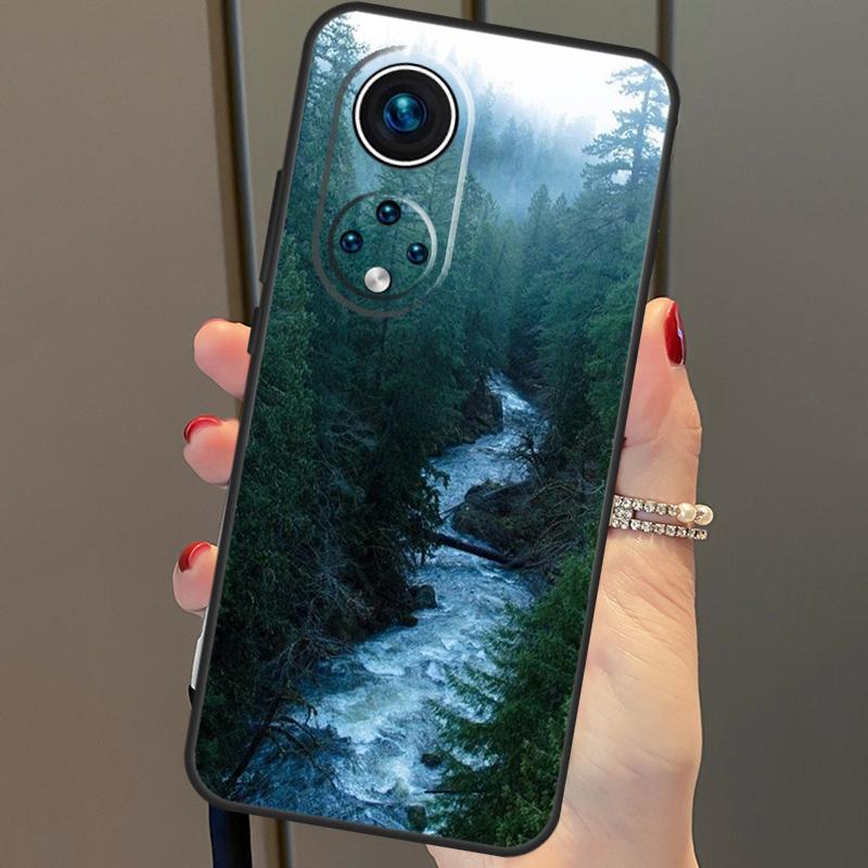 Beautiful Nature Forest Tree For Huawei P30 Pro P20 P40 Nova 5T 9 P Smart Z 2021 Case Coque For Honor 8X 9X 10i 50 Lite