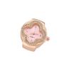 Orologio ad Anello Moda Orologio a Forma di Anello Quadrato Personalità Creativa Stile Retrò Orologio Elettronico ad Anello