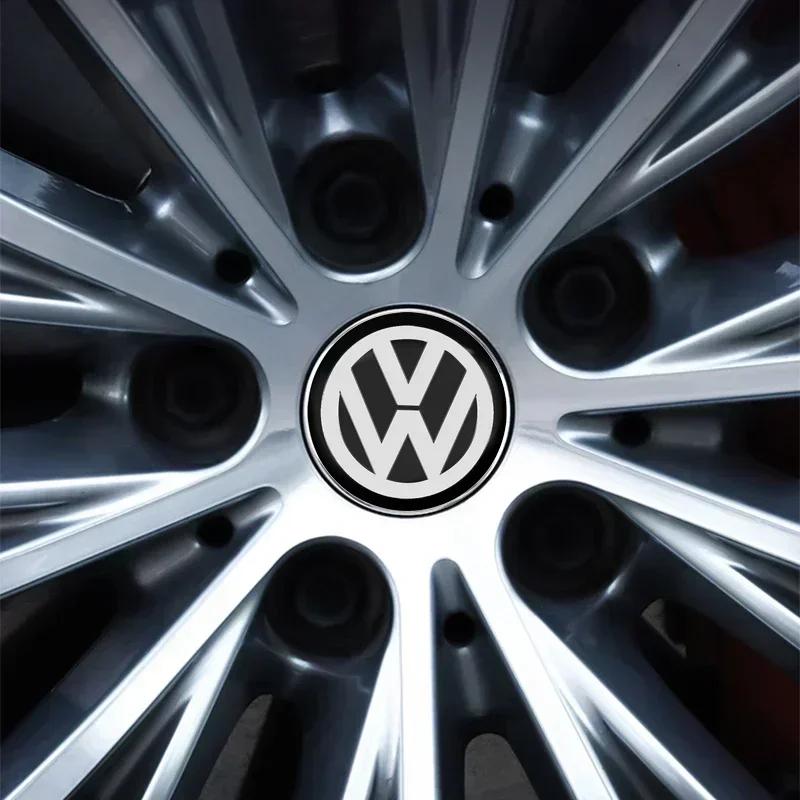 New 4PCS 60mm Repack Wheel Center Cap Logo Hub Cover Badge For Volkswagen Polo Passat B5 B6 B7 T4 T5 MK4 MK5 MK6 Tiguan Jet