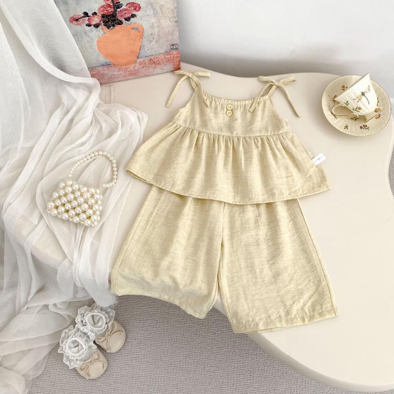 Kayoudo Summer Kids  Camisole & Wide-Leg Pants Set 110 CM
