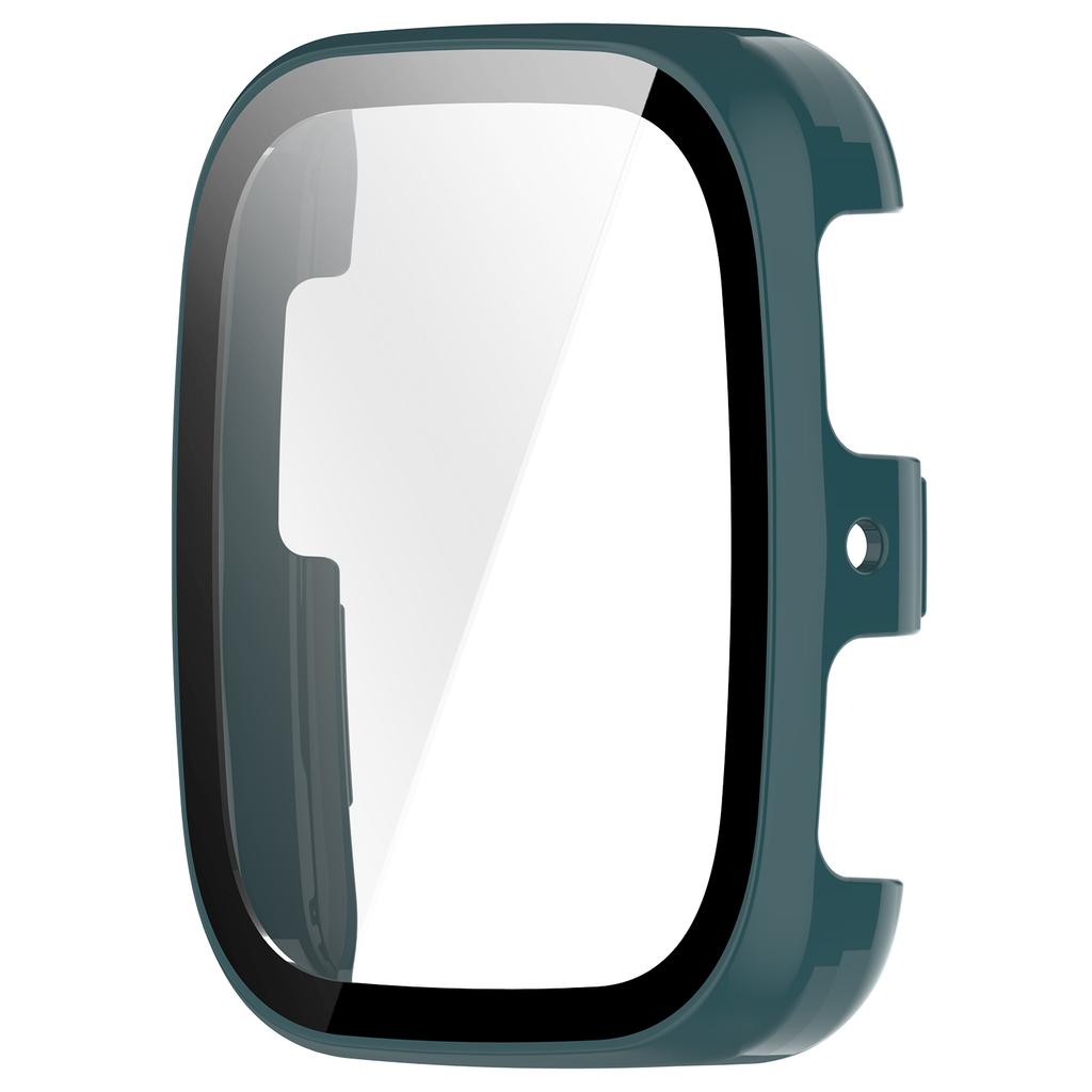 Fullt beskyttende glassdeksel for Huami Amazfit Active 2 firkantet smartklokke skjermbeskytter deksler deksel skall og herdet glassfilm