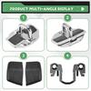 AC34-Car TRD Door Lock Buckle Upgraded Stabilizer Cover Latches Stopper For-Lexus-Toyota Series Eliminate Abnormal Space