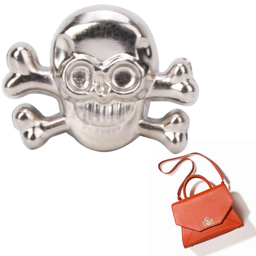 20PCS DIY 15mm Punk Skull with Bone Rivet Gothic Ornaments Luggage Accessories
