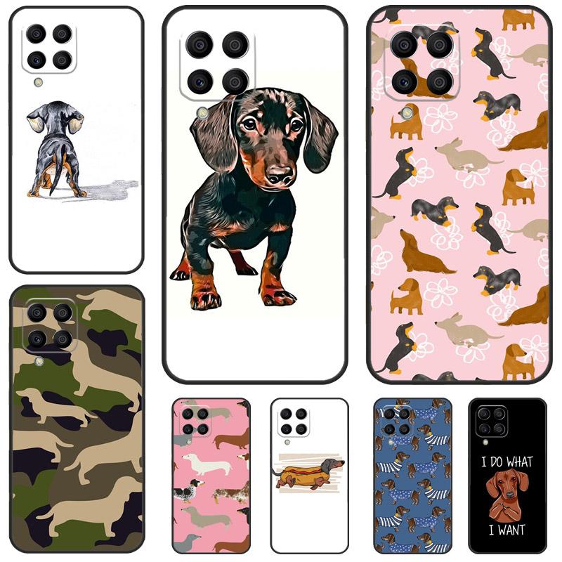 Dachshund Teckel Dackel Dog Case For Samsung Galaxy M13 M33 M23 M53 M30s M31s M12 M32 M52 M20 M21 M51 M14 M34 M54 Cover