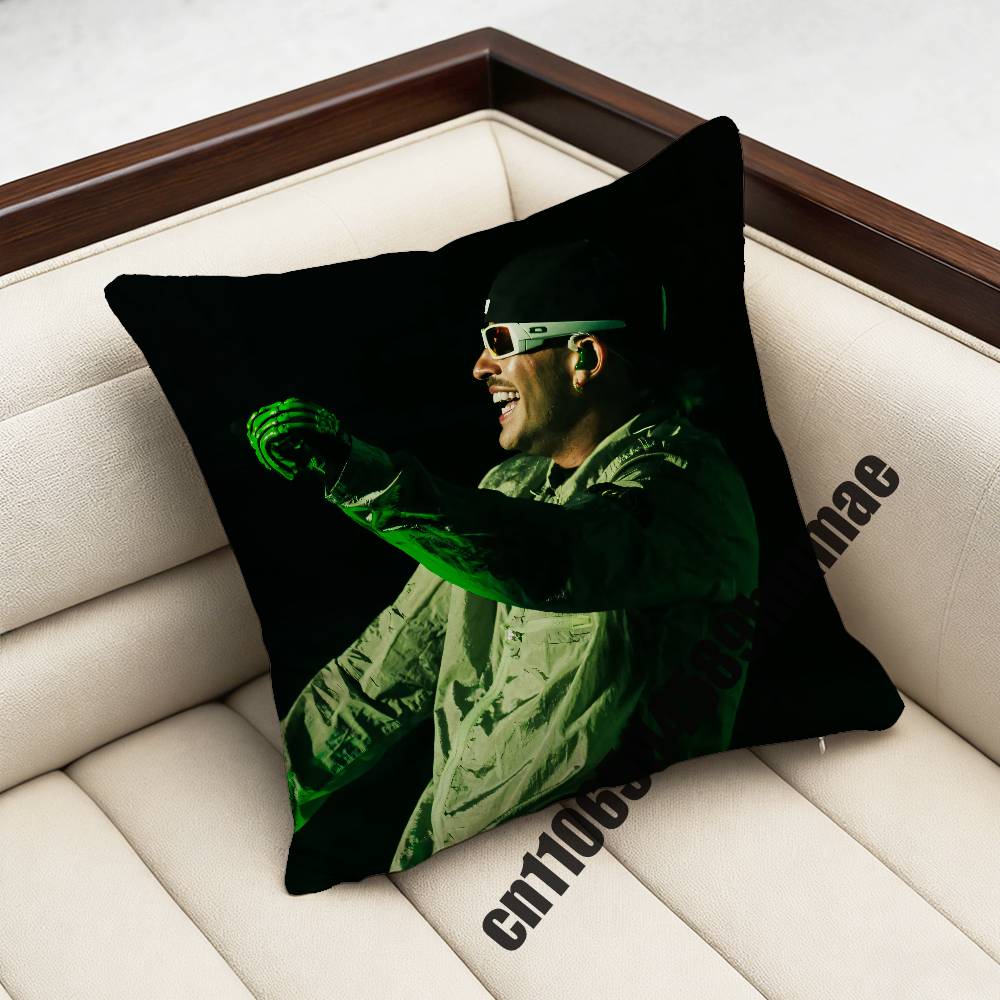 For F-Feid El Green Print La Saga Disc 4 Throw Pillow Case Sham 45X45Cm 35X35Cm Square Bedroom Pillowcase Cushion Cover
