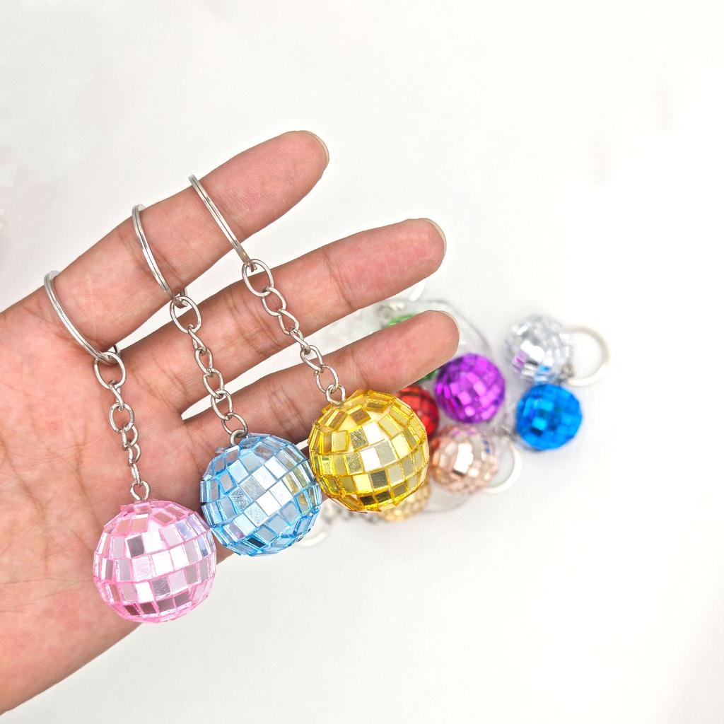Reflective Disco Ball Keychain Pendant - Small Gift
