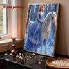 Disney Pearl Painting Rapunzel Unicorn Snow Forest Creative Art 5D Pearl Embroidery Cross Stitch Kit Handmade DIY Home and Room Decor Gift