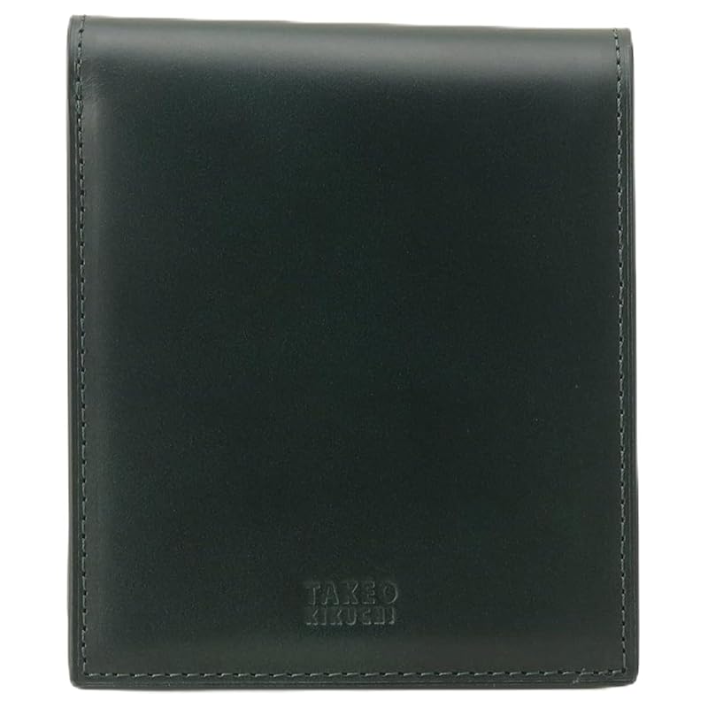 

[ Takeo Kikuchi ] wallet heavy tan leather bifold wallet 07009401 men s Green(024) 00