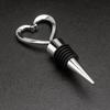 Heart-Shaped Red Wine Stopper - Alloy Seal for Bottles, Ideal for Weddings, Bars, and Hotels.