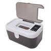 Baby Wipe Warmer Top Heating Wet Wipe Warmer and Dispenser Holds 80 Wipes with Night Light Spring Loaded White