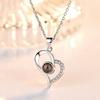 Simple Cutout Heart Collar Necklace, Chic Love Designed Neck Pendant, Stylish Daily Wear Ornament