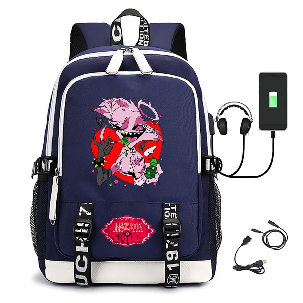 Hazbin Hotel Anime Cosplay Rugzak Studenten Schooltas Cartoon Boekentas Laptop Reizen Rugzak Buiten Kinderen Cadeaus