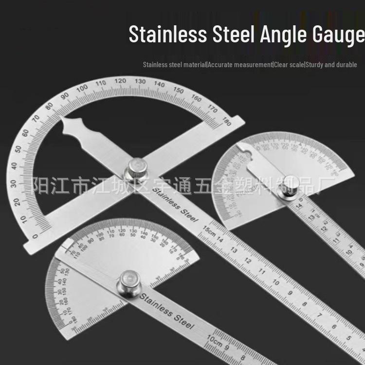 150mm Stainless Steel 180° Hollow Angle Ruler
