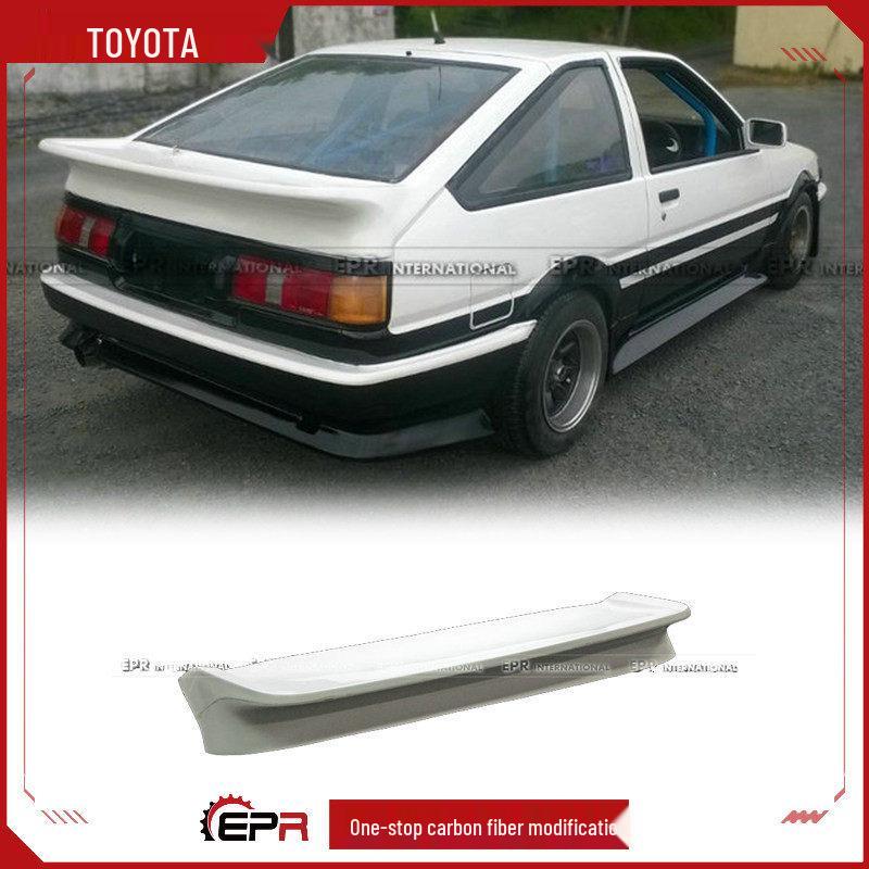 

Carbon Fiber Ducktail Spoiler & Diffuser for Toyota Corolla AE86 Carbon Fiber