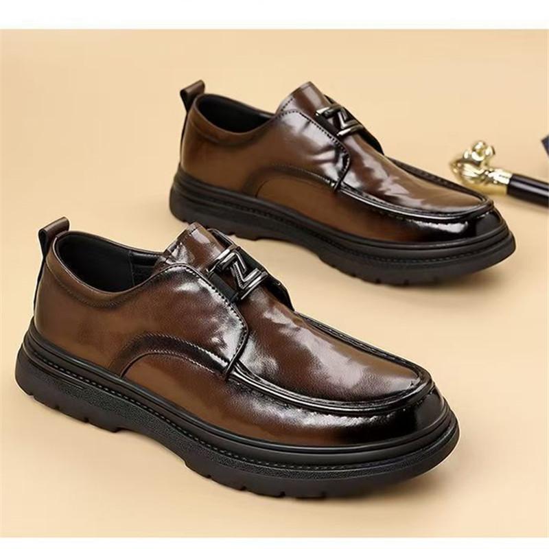 New Arrival Men's Oxford Shoes Office Business Male Leather Shoes Comfortable Platform Dress Shoes Man Casual Footwear Sneakers
