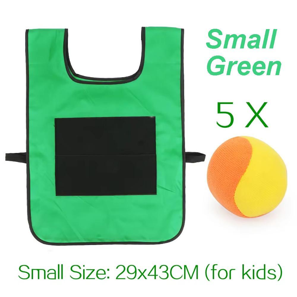 Children S Outdoor Sports Game Toy Set With Ball Vest Adhesive Throwing Toy Party Interactive Throwing Target Game