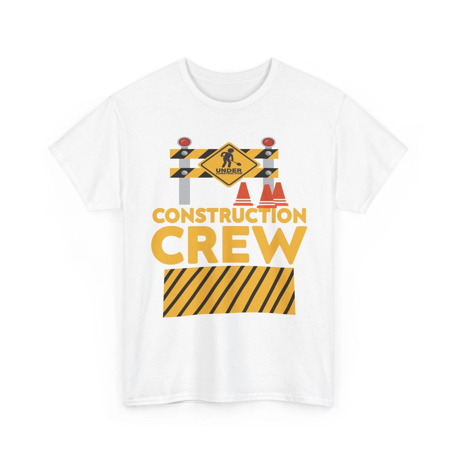 Construction Excavator T-Shirt, Building Matching Digger Lovers Men Shirt XXXXL