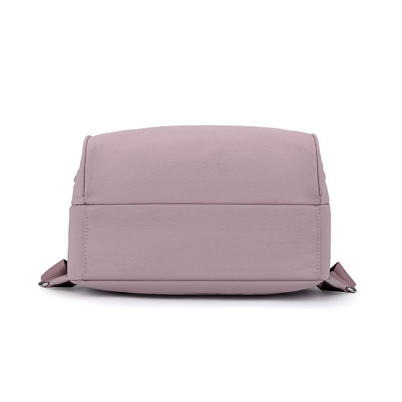 Einfarbiger Damenrucksack Große Kapazität Reiserucksack Leichte Nylontasche