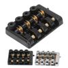 4 String Headless Electric Bass Bridge Zinc Alloy Brass Bridge Replacement with String Lock