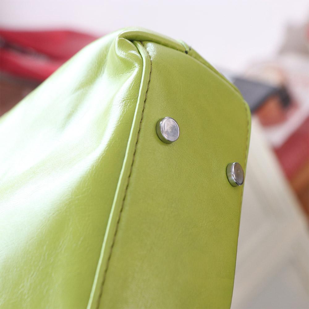 Large Capacity Underarm Bag Solid Color PU Leather Shoulder Bag Soft Women Hobo Bag Gift