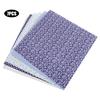 7pcs Square Cotton Fabric 50x50cm Color Cloth Floral Print Household Handcraft DIY Sewing AccessoriesNavy Blue