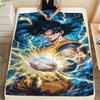 Goku Modern Print Flannel Blanket, Cozy Warm Cover for Bedroom Furniture, Picnic, Travel and Daily Use.-TING