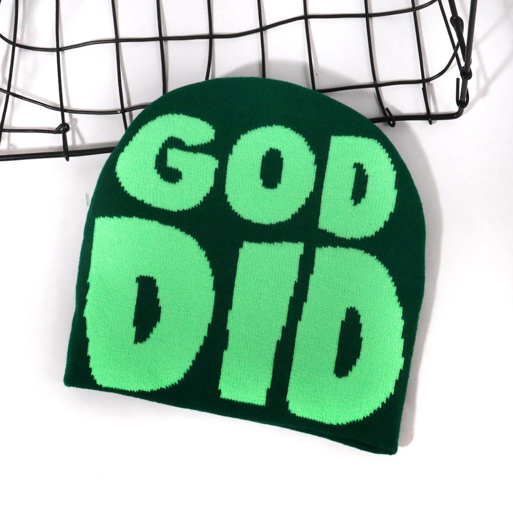 Fashion Letter Pattern Women Casual Warm Knitted Hat For Urban Street Fashion And Cold Weather