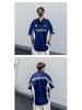 Men's V-Neck Motorcycle Style Embroidered Hip-hop Jersey