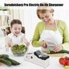Multifunktionaler Elektrischer Küchenmesser-Schere-Schärfer Schneidenschärfer Wiederaufladbarer Elektrischer Wiederaufladbarer Elektrischer Schärfer