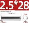 304 Stainless Steel Slotted Spring Pin, Cylindrical Shaft Pin, Locating and Hollow Pin (M5-M12)