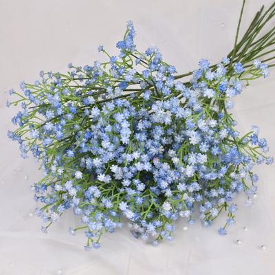 Flores artificiales de plástico Gypsophila, ramos florales para hacer tú mismo, arreglos para bodas, decoración del hogar