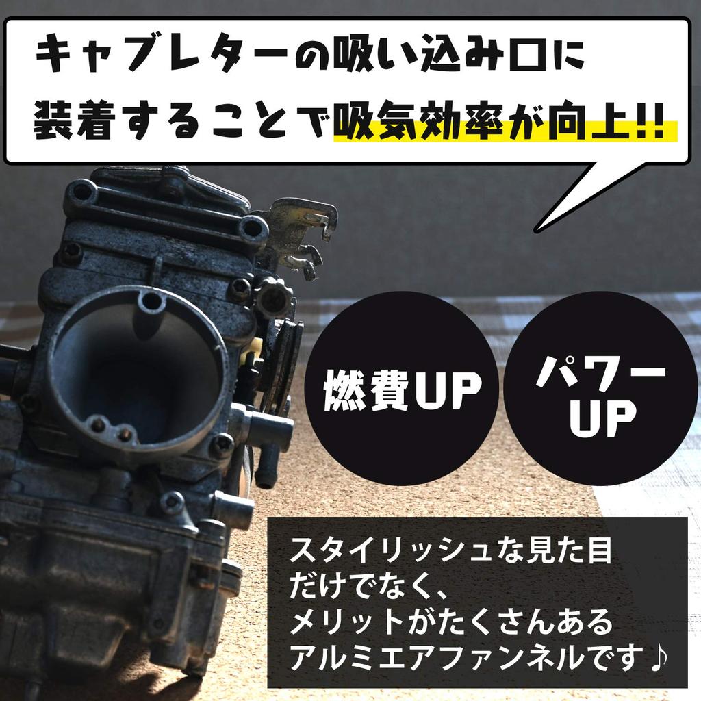 ESNET SN-236-AEF Air Funnel, 2.0 X 1.7 Inches (50 X 43 Mm), Filter Carburetor,