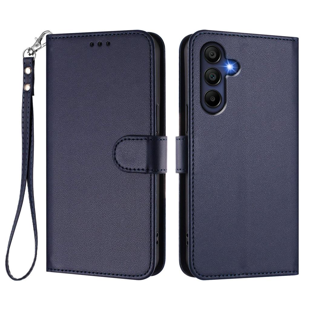 For Samsung Galaxy A16 5G/Galaxy A16 4G Leather Case Wallet Stand Phone Cover with Wrist Strap