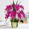 Artificial flower Phalaenopsis Vase set Fake flower plastic Home living room decoration Indoor bonsai farmhouse decor christmas