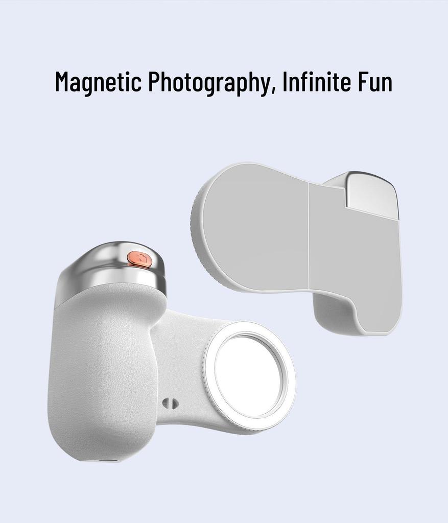 K02 Magnetic Bluetooth Shutter Remote P135 Selfie Stick for TikTok, Vlog, Video, and Live Streaming