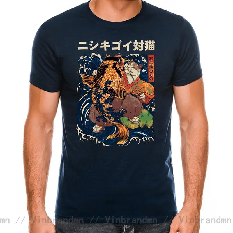 2025 Newest Design Catana Kawaii Harajuku T Shirt Unisex Ninja Cat Tshirt Samurai Cat Anime Tshirt Japanese Kaiju Sushi Cat Tshirt