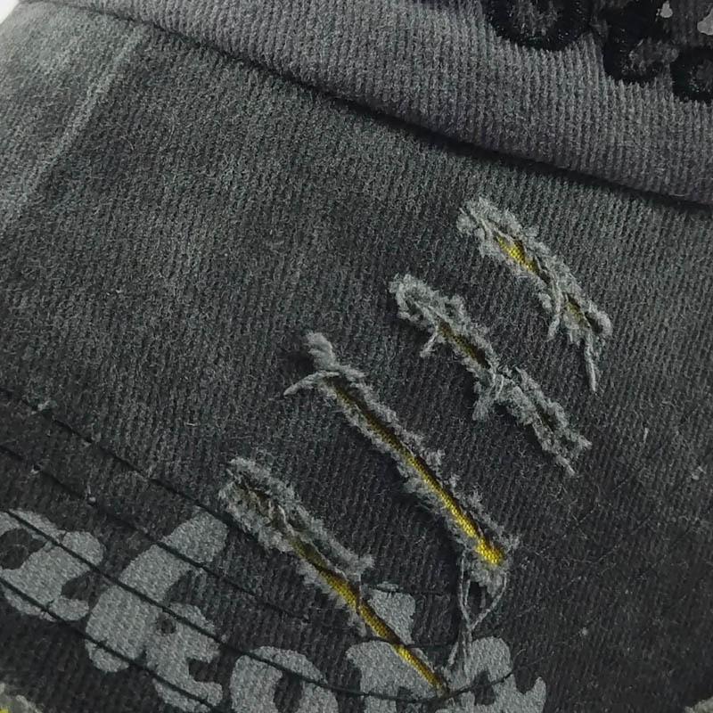 Peaked Cap Made Old Bull Head Baseball Cap Washed Hat Sun Hat Men's and Women's New Baseball Cap Sun Protection Cap