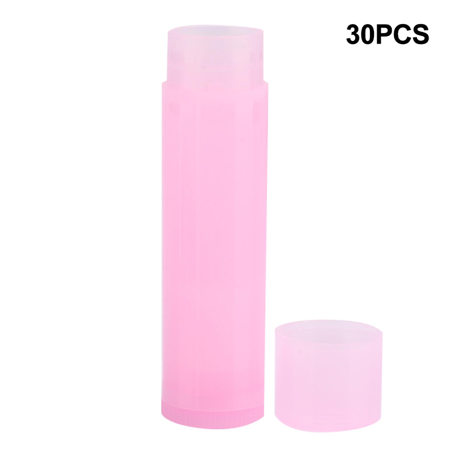 

30 шт., круглый пустой тюбик для губной помады, 5 мл, 4,2 г, бальзам для губ, многоразовый контейнер для вращения, чехол «сделай сам»
