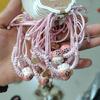 Cute Maneki Neko Couple Bangles Charm Versatile Lovely Ceramic Woven Bracelet